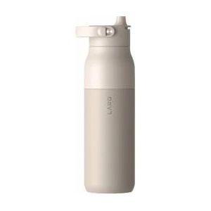 Mattel LARQ Bottle PureVis 2 - smart, self-cleaning filtering bottle, UV-C light 1L (granite white)