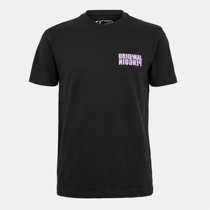 Original Penguin Тениска Original Penguin Men's Reverse Graphic Regular Fit T-Shirt - True Black