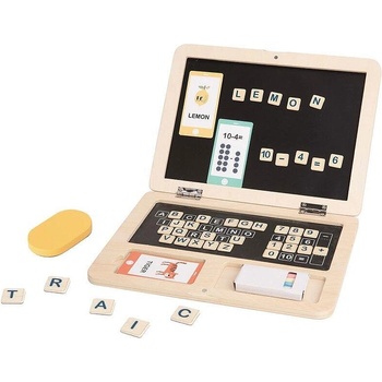 Tooky Toy Дървен лаптоп с магнити th819