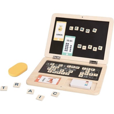 Tooky Toy Дървен лаптоп с магнити th819