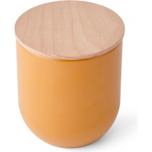 KitchenCraft Idilica Dóza na potraviny s vekom z bukového dreva zelená 9 x 10 cm