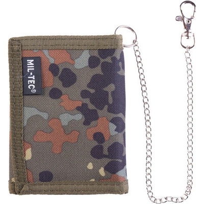 Miltec peňaženka s retiazkou flecktarn