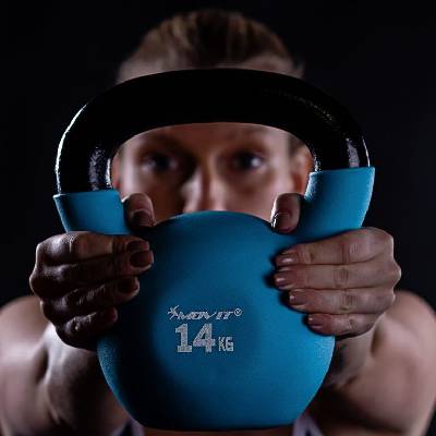 MOVIT Kettlebell litina 18 kg