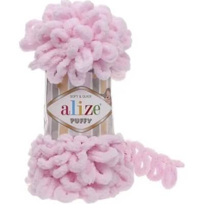 Alize příze Puffy 31 světle růžová