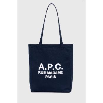 APC Чанта A. P. C. tote lou rue madame в тъмносиньо PSAJS. M61937 (PSAJS.M61937)