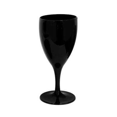 Rubikap RK - Premium Black - Чаша за вино поликарбонат 320ml черна (PM. W32)(82х185MM)- 1бр (0151666)