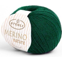 Příze Stenli Merino Natura smaragdově zelená