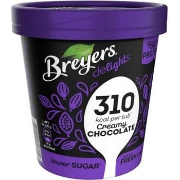 Breyers Delights Creamy Chocolate proteinová zmrzlina v kelímku 500 ml