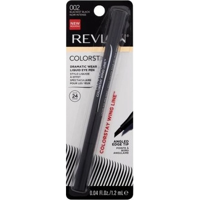 Revlon Colorstay Liquid Eye Pen Wing dlhotrvajúca očná linka v pere 002 Blackest Black 1,2 ml