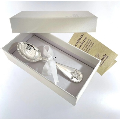 Infinitysilver Stříbrná dětská lžička s hvězdou