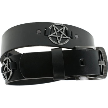 Image 1 of Leather & steel fashion Колан Pentagram - LSF2 16