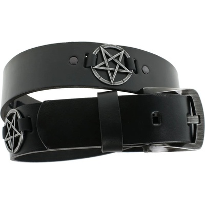 Leather & steel fashion Колан Pentagram - LSF2 16