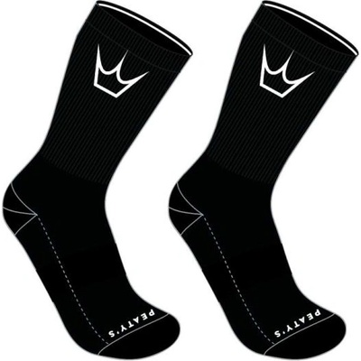 Peaty's Чорапи Peaty's Shredsocks - Black / White Crown