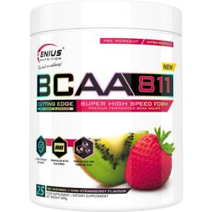 Genius Nutrition Bcaa 811 / 8: 1: 1 [400 грама] Ягода и Киви