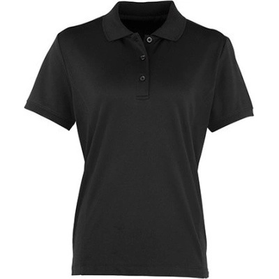 Premier Workwear Dámske polo tričko PR616 Black