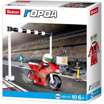 Sluban B0717A Závodní motorka