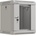 Lanberg rack cabinet 10" wall-mount 6U/300x300 (flat pack) with glass door grey (WF11-3306-10S)