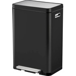 EKO 45 л черен кош за отпадъци с педал EKO от серия X-CUBE (EKO936845Black)