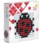 Pixelhobby Стартов креативен комплект с пиксели XL, Pixelhobby - Калинка (30202-Ladybug)
