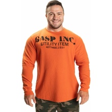 Gasp THERMAL GYM SWEATER FLAME mikina oranžová