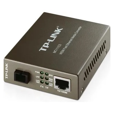 TP-Link Конвертор TP-LINK MC111CS, 10-100M RJ45 към 100M SM SC влакно, Tx1550- Rx1310nm,