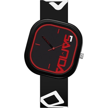 SANDA Детски аналогов часовник Sanda Classy V2, Черен (SANDA-3203-BLACK-RED)