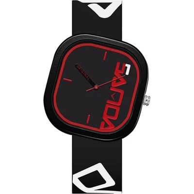 SANDA Детски аналогов часовник Sanda Classy V2, Черен (SANDA-3203-BLACK-RED)