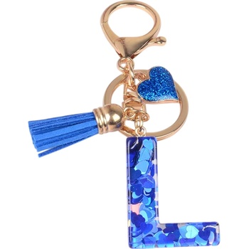 HARAHU Ключодържател Азбука - l / Тъмносиня kp37871 (37871)