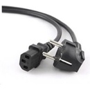 Kábel C-TECH sieťový 3m VDE 220/230V napájecí CB-PWRC13-3