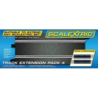 SCALEXTRIC C8526 Track Extension Pack 4 Straights