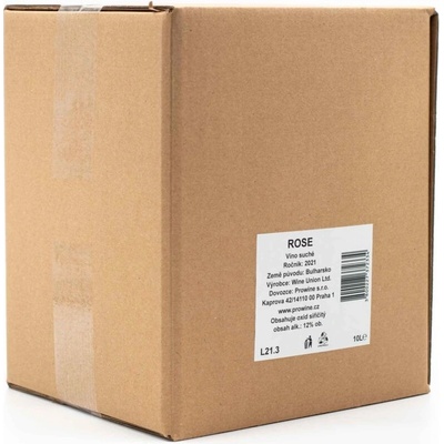 Wine Union Bag in Box Rose ružová 2024 12% 10 l (kartón)