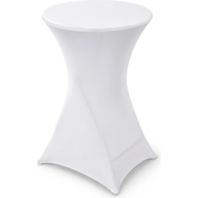 GastroKitchen Poťah na okrúhly stôl - Ø 80 cm - biely