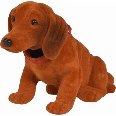 SIMBA Pes s kývací hlavou hnědá 27 cm