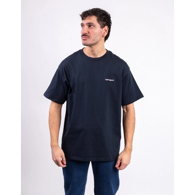 Carhartt WIP Script Embroidery deep night/white