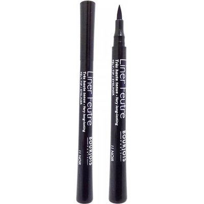Bourjois Liner Feutre Felt-tip Eyeliner - Дълготрайна очна линия за прецизно очертаване №11 Noir