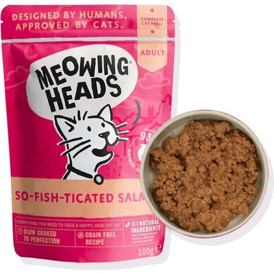 Meowing Heads So fish ticated Salmon 6 x 100 g