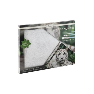 Malovaní podle čísel Bílý tygr