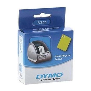 DYMO 11355, S0722550, 19мм x 51мм, бели мултифункционални хартиени етикети (11355)