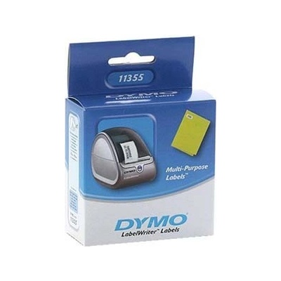 DYMO 11355, S0722550, 19мм x 51мм, бели мултифункционални хартиени етикети (S0722550)