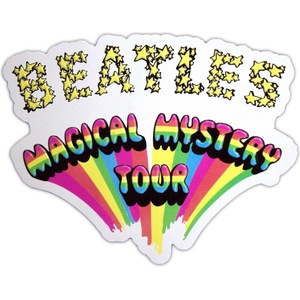 The Beatles Magical Mystery Tour Logo Embossed Магнит (BEATMAG88)