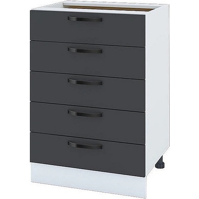 ИРИМ Долен кухненски шкаф Сити БФ-Карбон мат-11-29 60 см