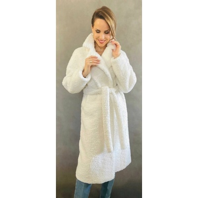Max Original Leather Kabát z umelej kožušiny 10619-5 white