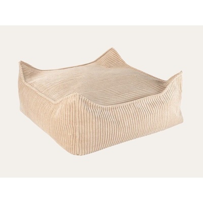 Wigiwama Bubblegum Square Ottoman pink mousse
