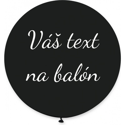 Personal Svet balonku Balón s textem Černý 80 cm
