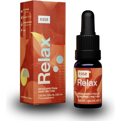 ease® Konopný CBD olej širokospektrální Relax 12% 10 ml