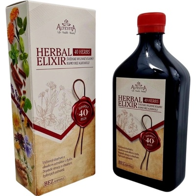 Altevita Herbal Elixir švédské kapky bez alkoholu 500 ml