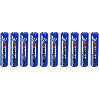 Батерии AGFA PHOTO алкaлни LR03 AAA 1.5V (10бр) - Код W4210 (W4210)