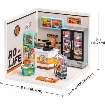 RoboTime miniatura domečku Obchod se zásobami