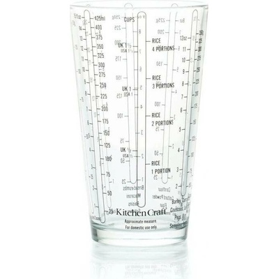 KitchenCraft Skleněná odměrka, do 425 ml