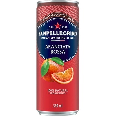 SANPELLEGRINO ČERVENÝ POMARANČ 330 ml